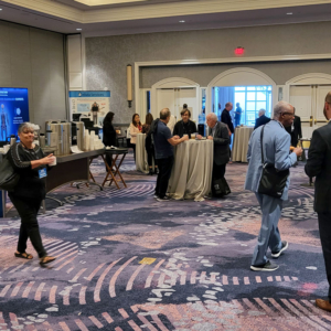 Exhibition area at CSIMS 2022.